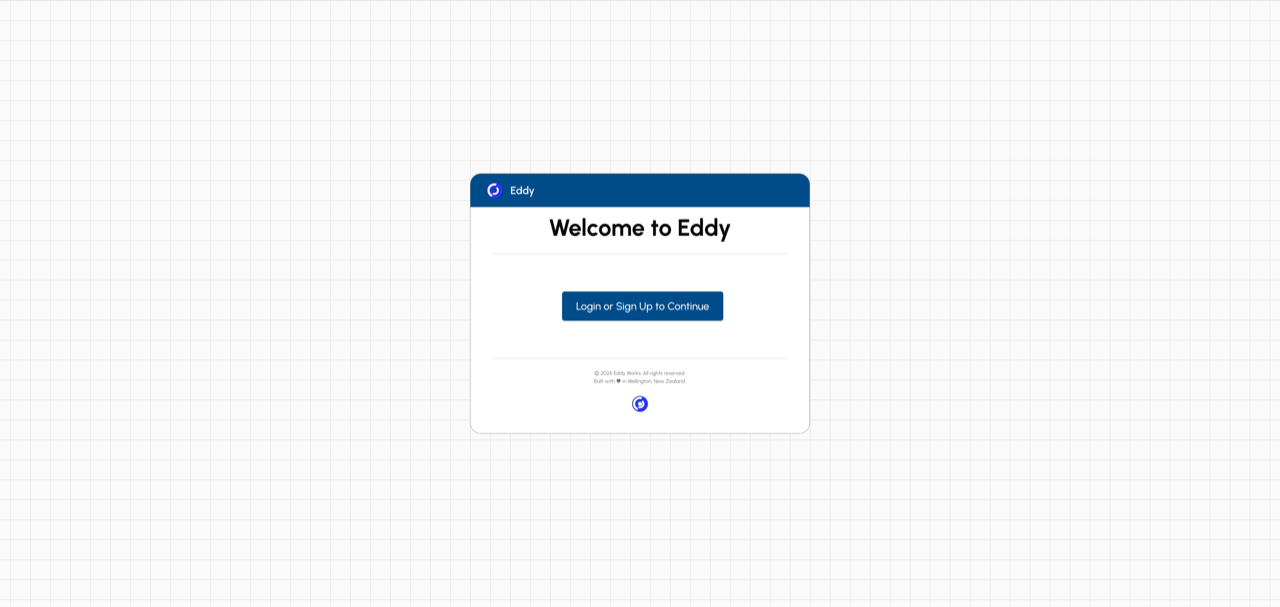 Eddy Landing Page