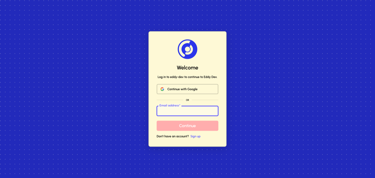 Auth0 Login Page