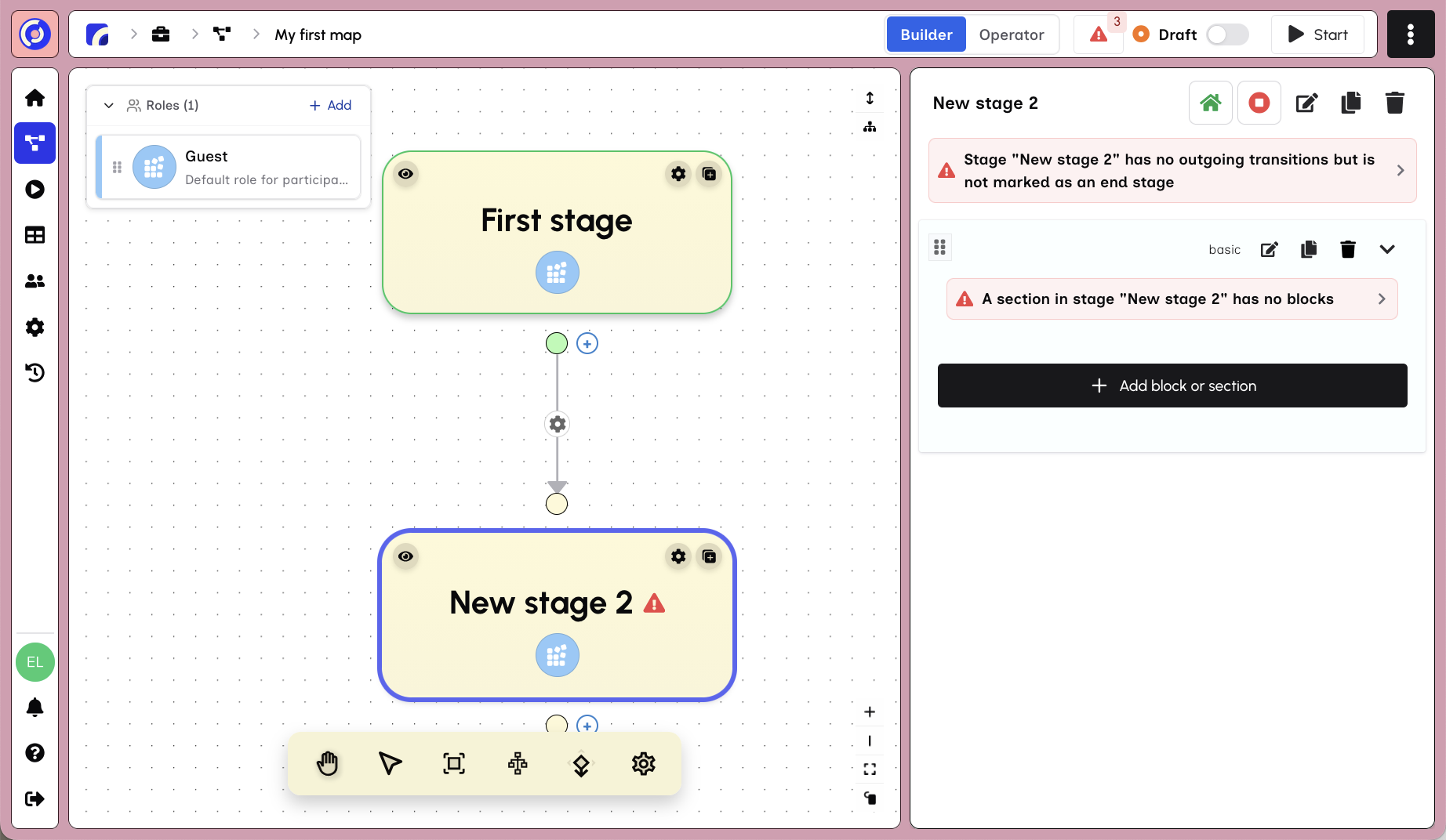 New Stage Created
