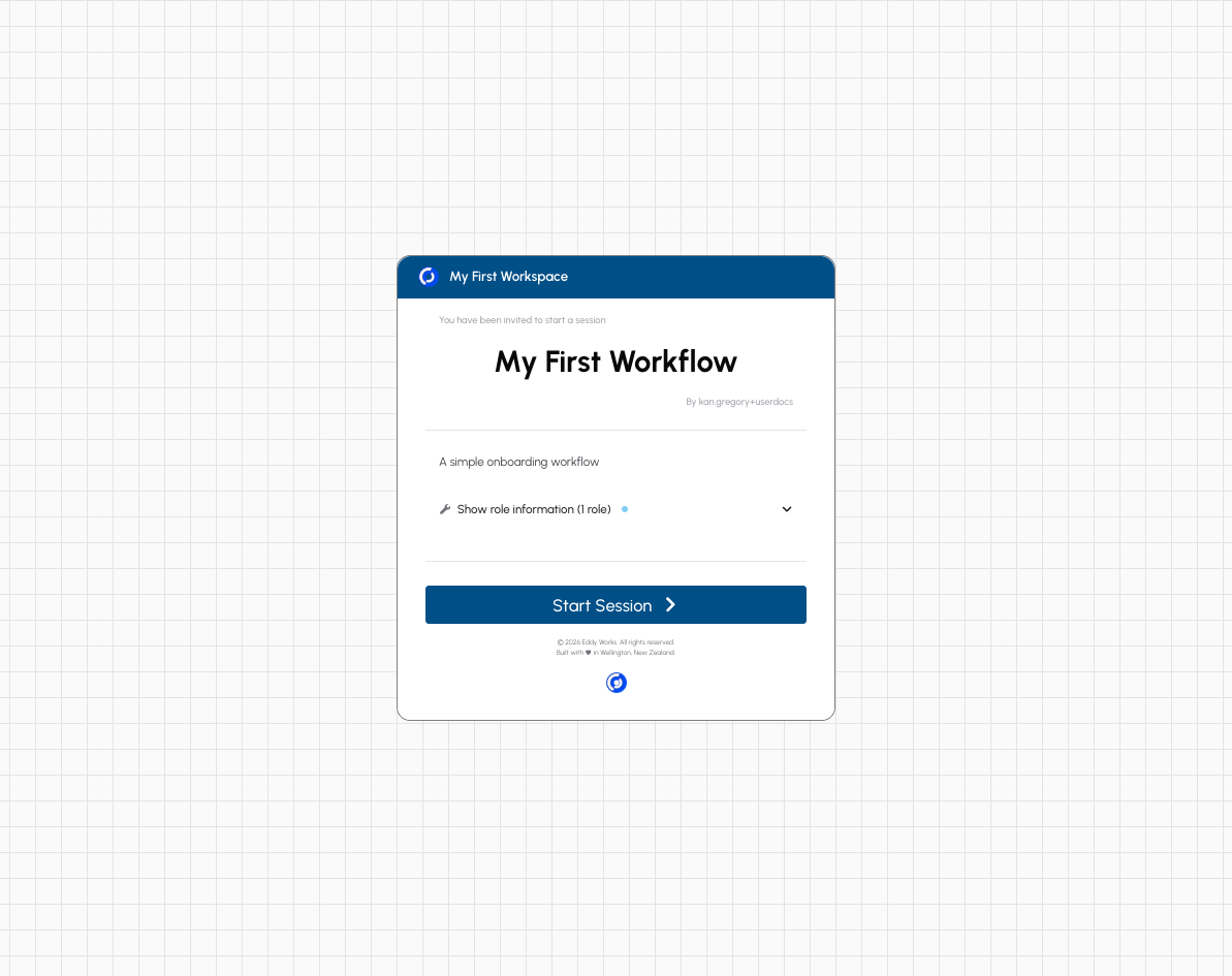 Start Link Landing Page