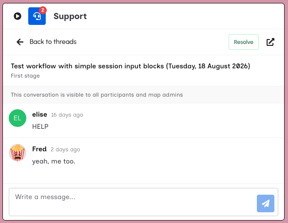 Support Conversation